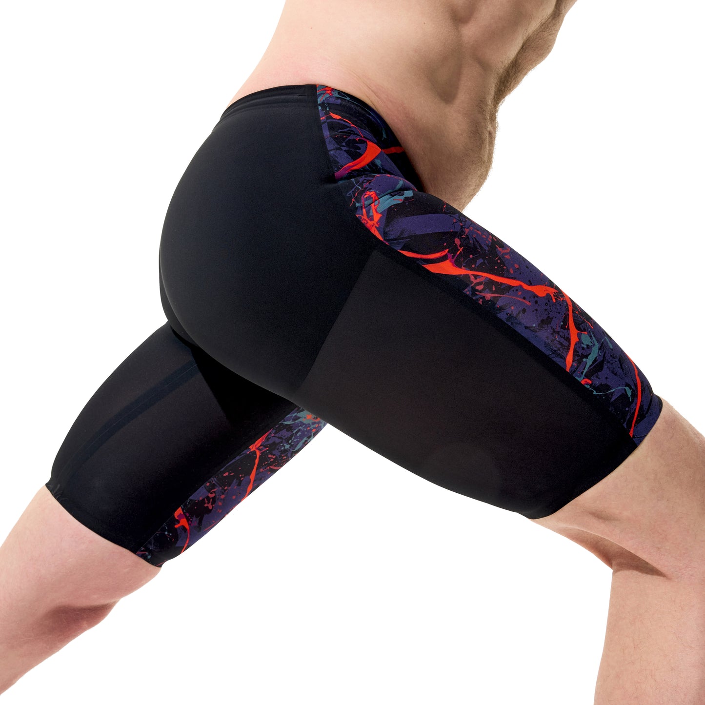 Speedo Men's Fastskin LZR Pure Valor 2.0 Jammer - Black Ember