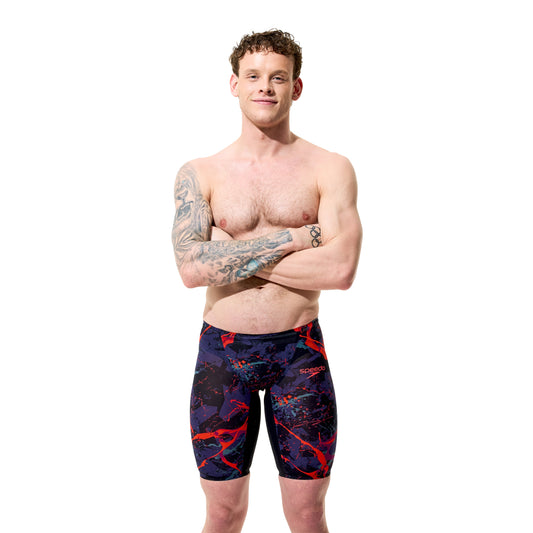 Speedo Men's Fastskin LZR Pure Valor 2.0 Jammer - Black Ember