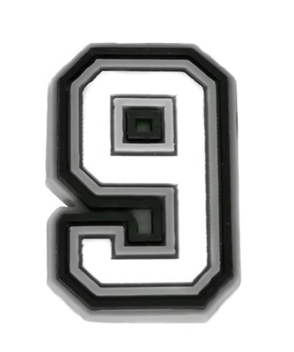 Number '6' or '9' Croc Charm - All4Swim