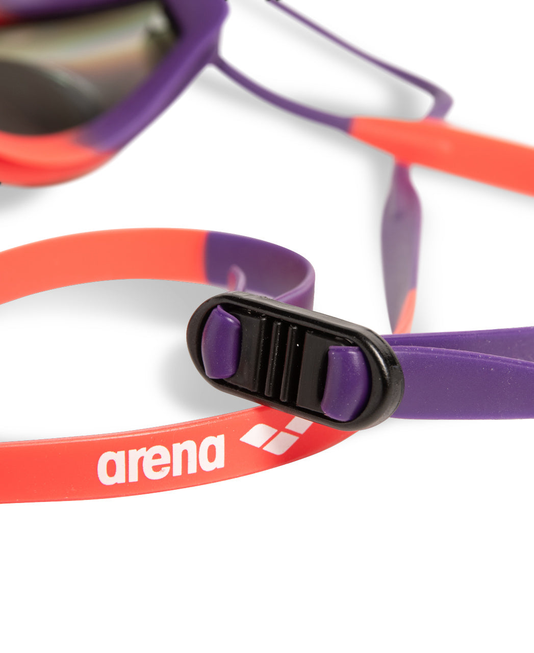 Arena Unisex Tracks Mirror Racing Goggles - Plum/Coral - All4Swim