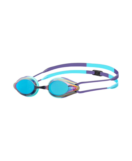 Arena Unisex Tracks Mirror Racing Goggles - Turquoise/Water - All4Swim