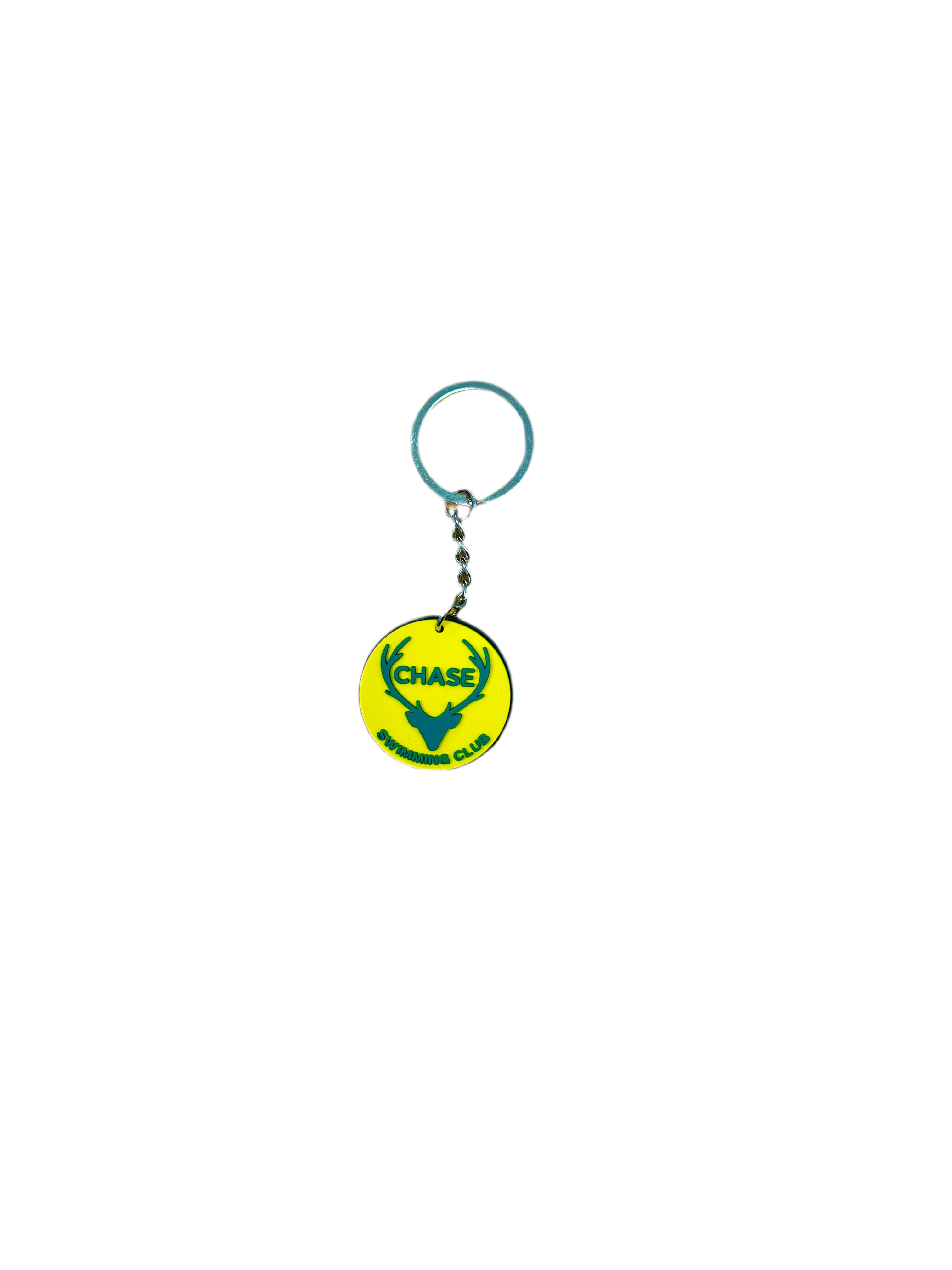 Chase Swimming Club Keyring - Yellow - All4Swim