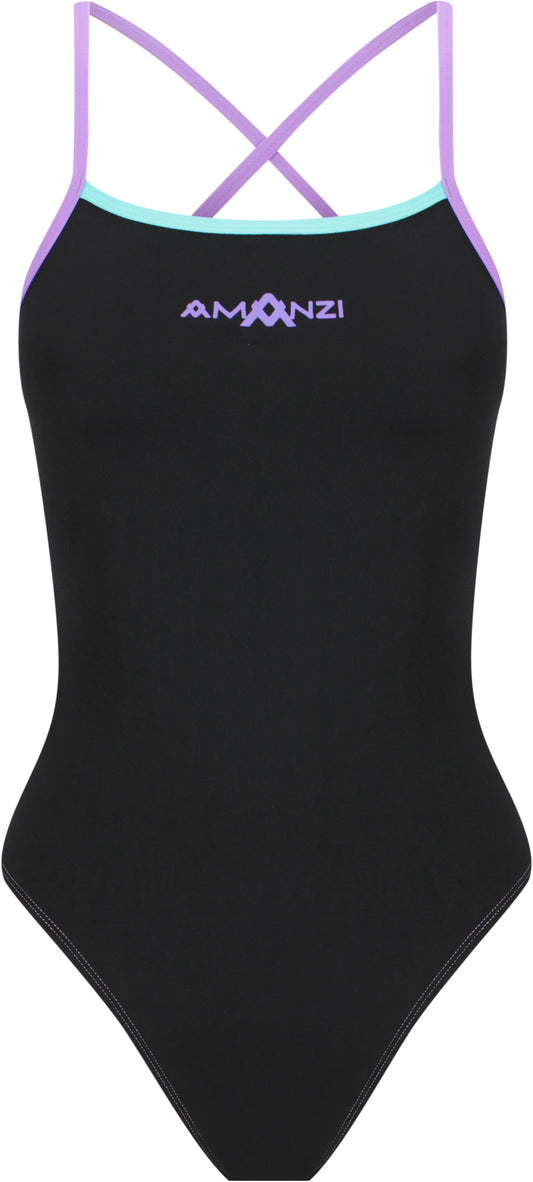 Amanzi Women's Tie Back One Piece - Mystic Mint - All4Swim
