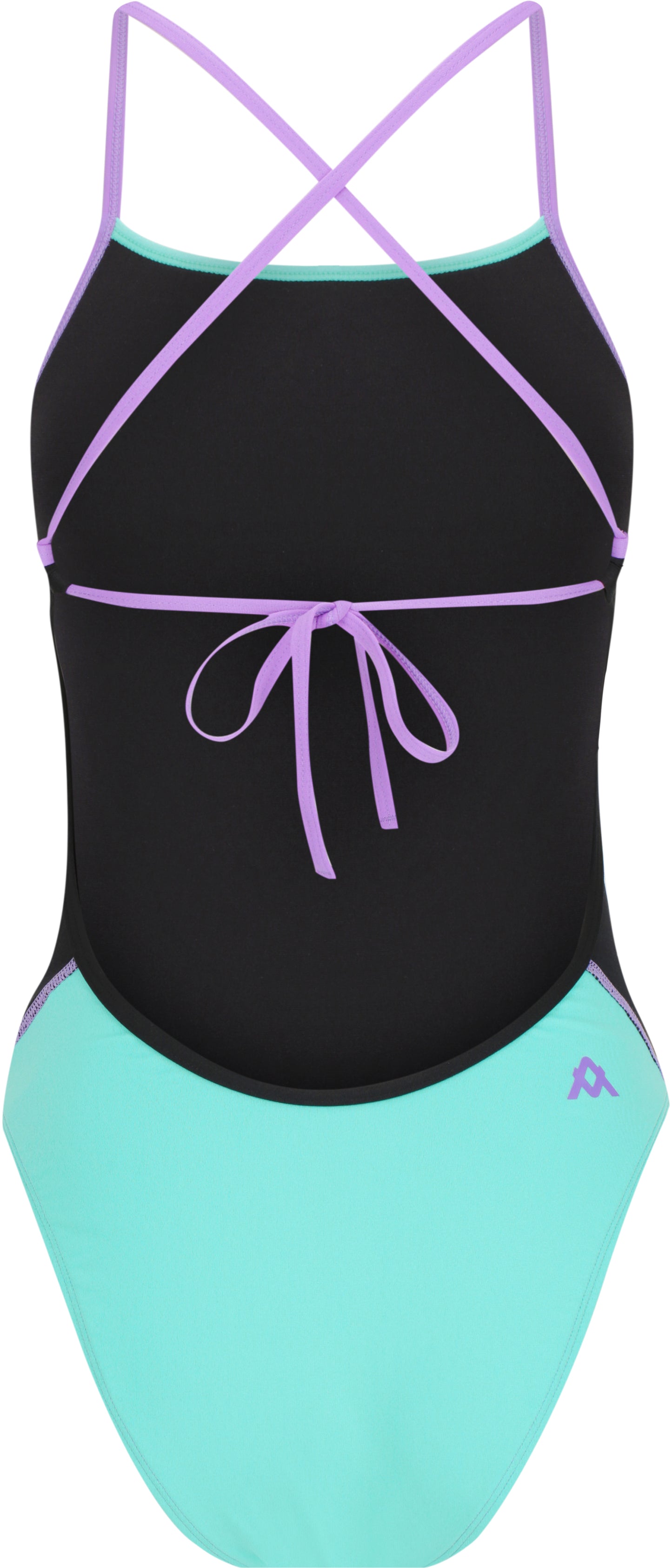 Maillot une-pièce à nouer dans le dos pour femme Amanzi - Menthe mystique
