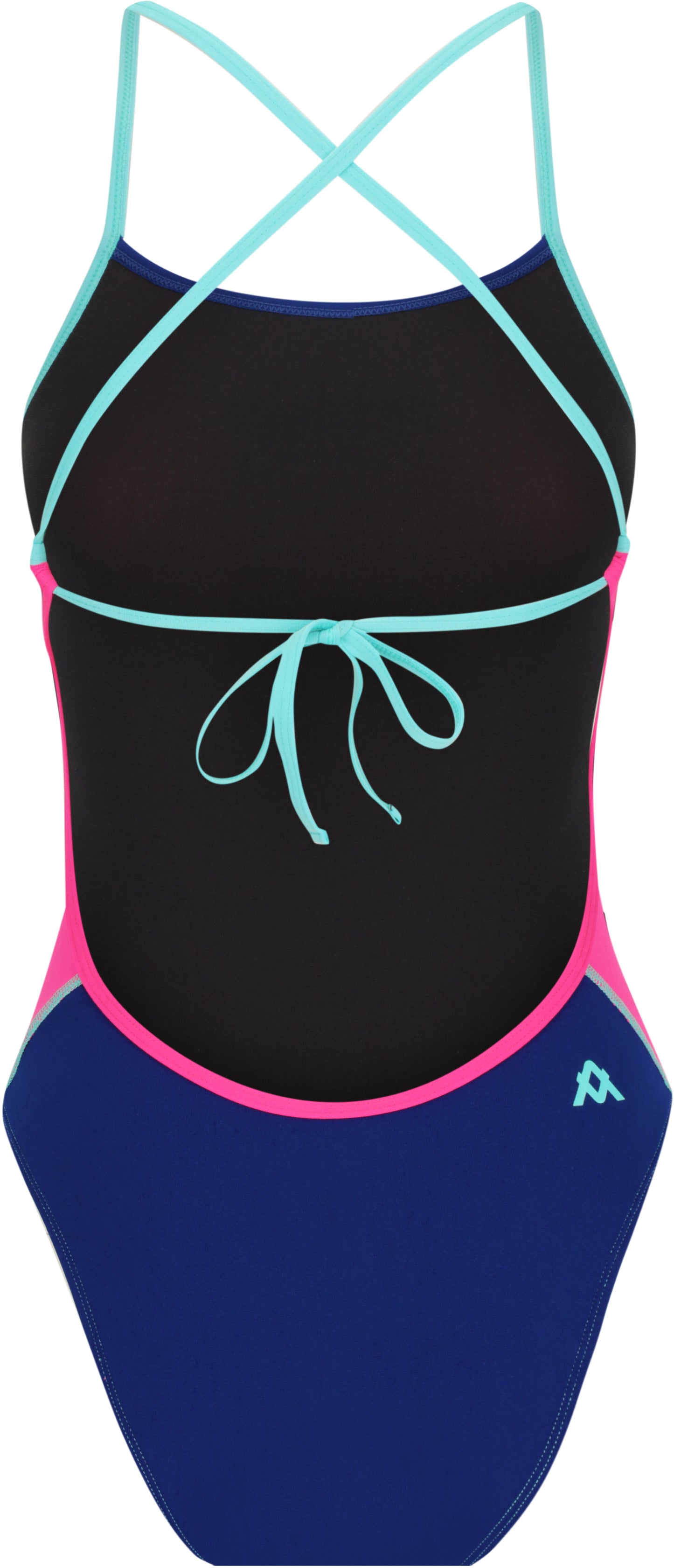 Amanzi Girls Tie Back One Piece - Rose Water - All4Swim