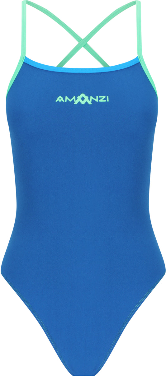 Amanzi Women's Tie Back One Piece - Seaglass - All4Swim