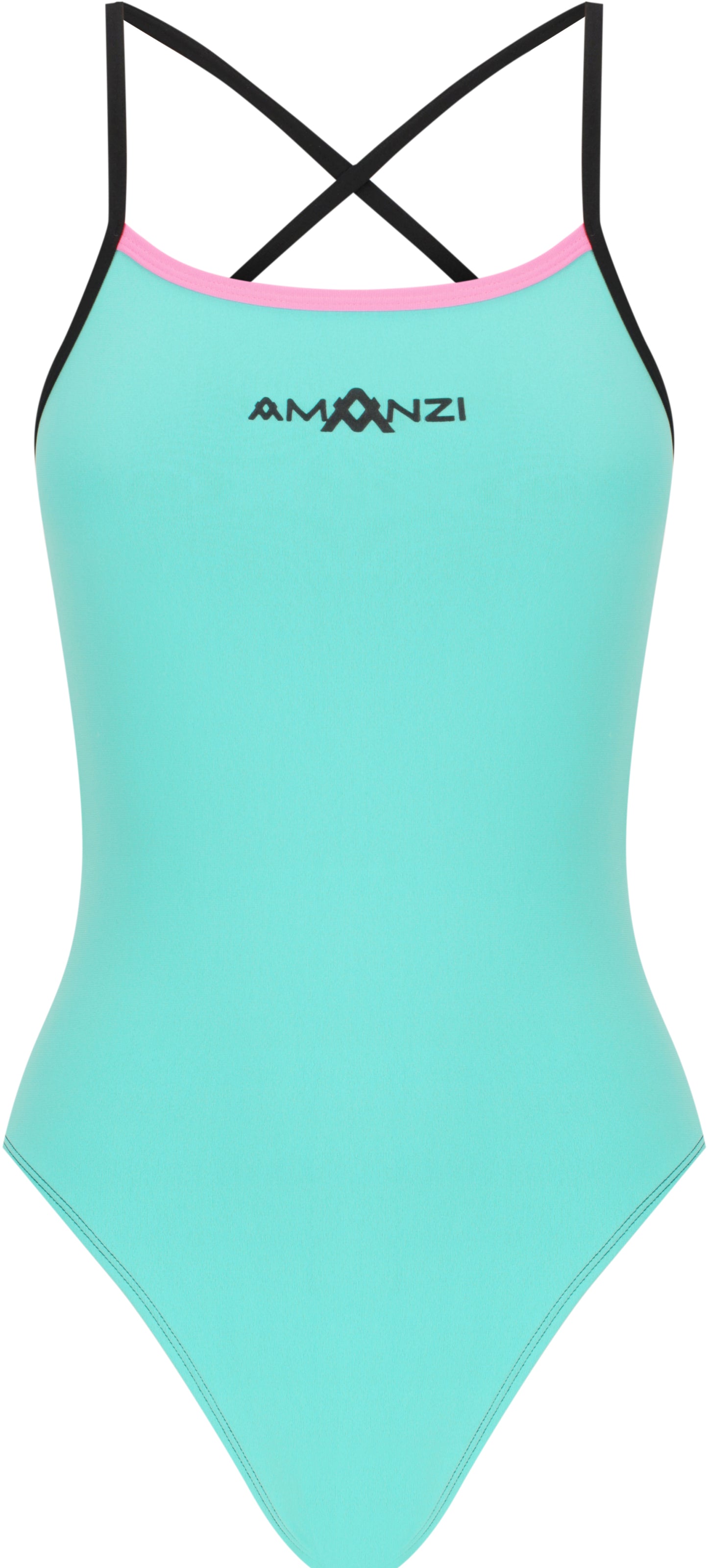 Amanzi Girls Tie Back One Piece - Cotton Candy - All4Swim