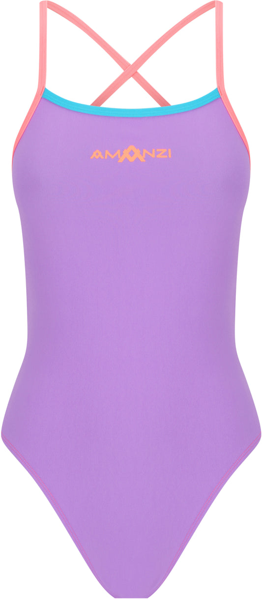 Amanzi Women's Tie Back One Piece - Splendour - All4Swim