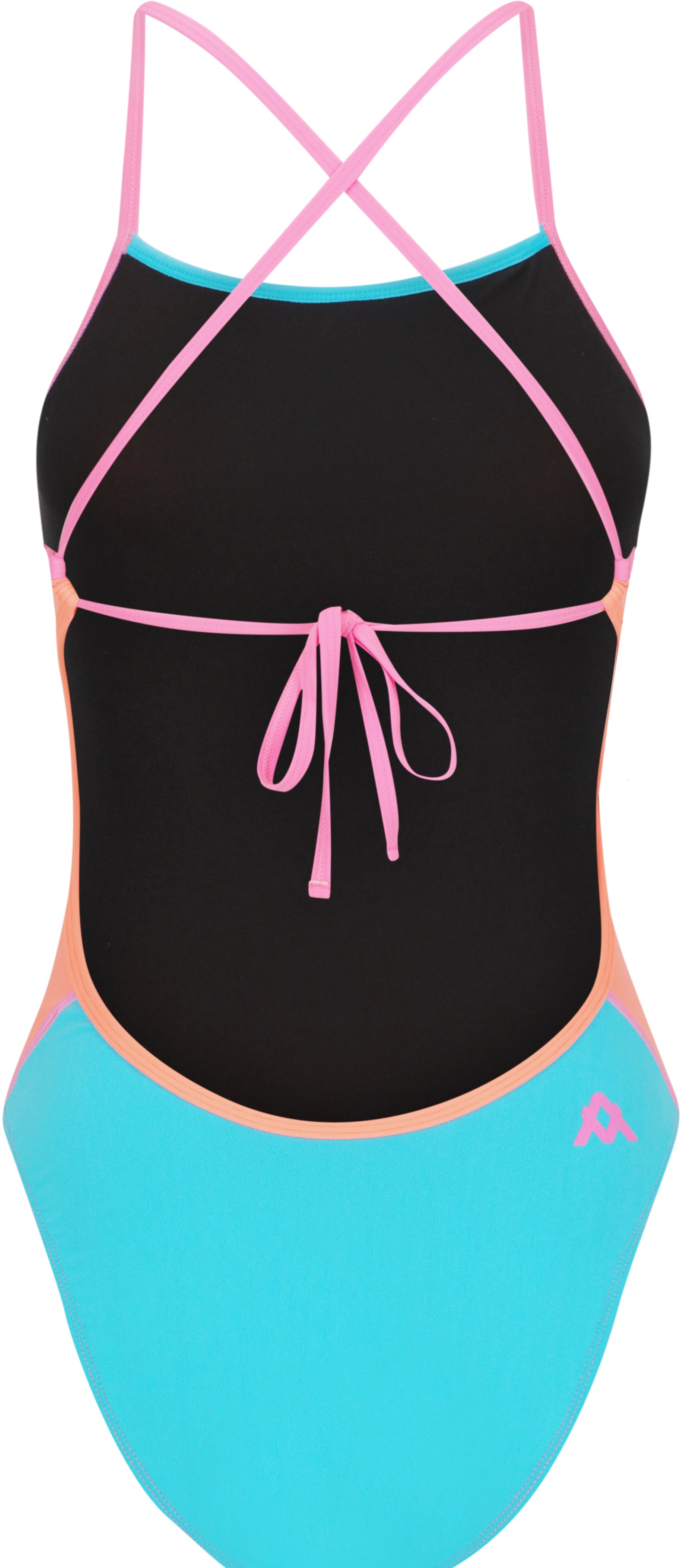 Maillot une-pièce à nouer dans le dos pour femme Amanzi - Pastella
