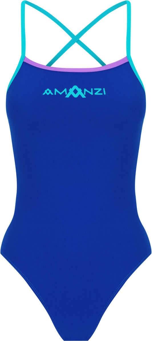Maillot une-pièce noué dans le dos pour filles Amanzi - Baltix