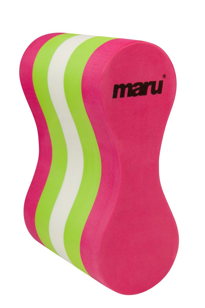 Bouée de traction Maru (rose/blanc/citron vert)