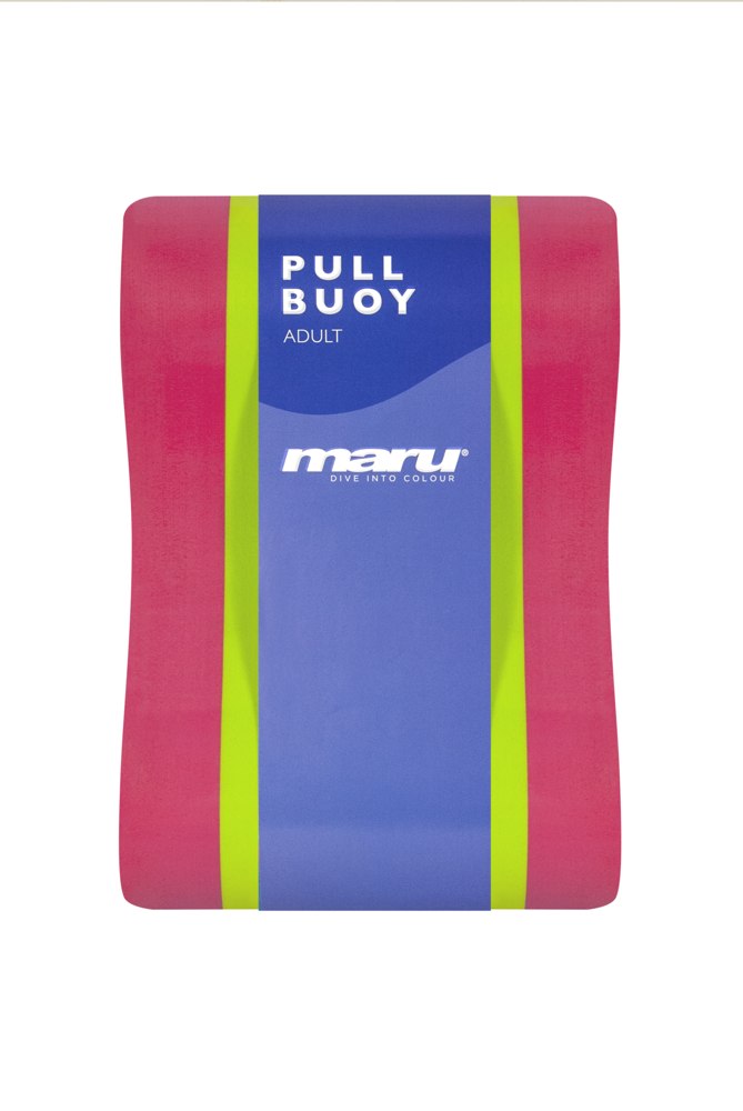 Bouée de traction Maru (rose/blanc/citron vert)