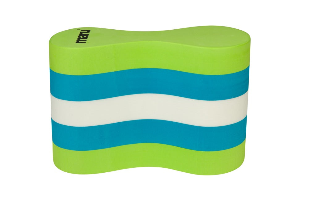 Bouée de traction Maru (bleu/blanc/citron vert)