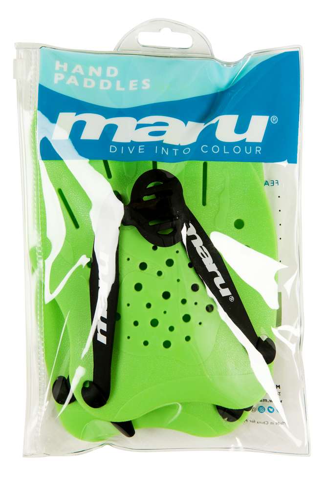 Maru Hand Paddle (Lime) - All4Swim