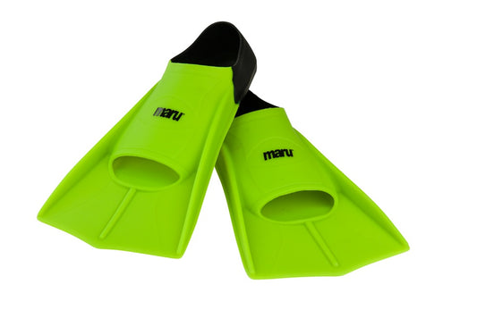 Maru Training Fins (Lime) - All4Swim