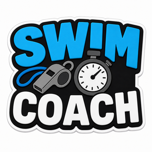 Swim Coach Shoe Charm