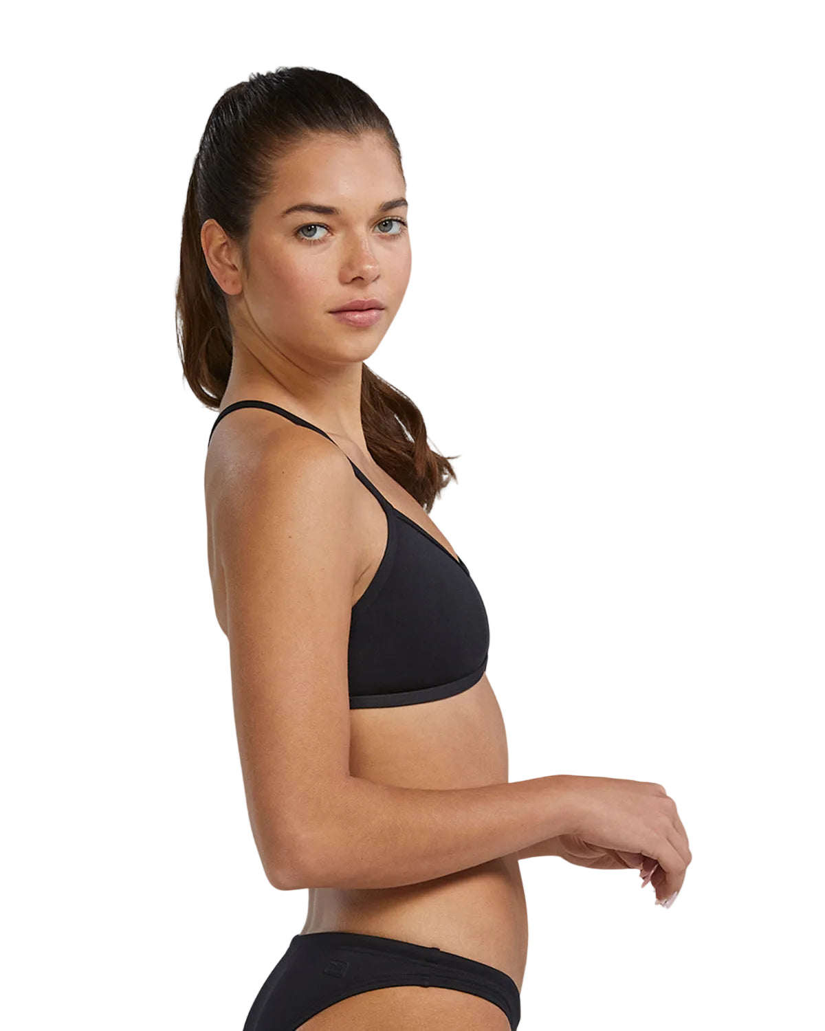 Maillot de bain imprimé dos en V Speedo Club Training pour femme - Rose/Jaune