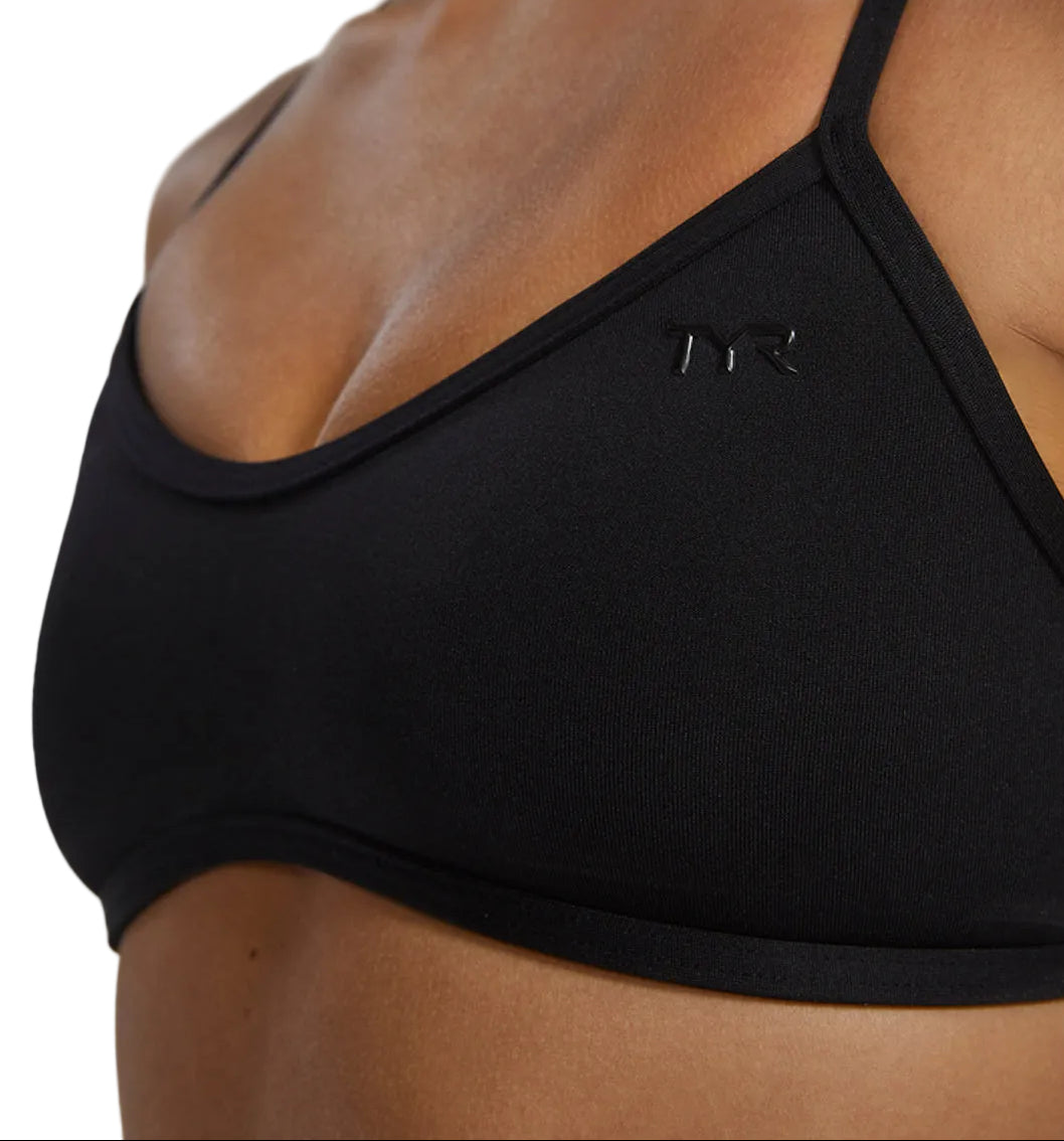 Maillot de bain imprimé dos en V Speedo Club Training pour femme - Rose/Jaune
