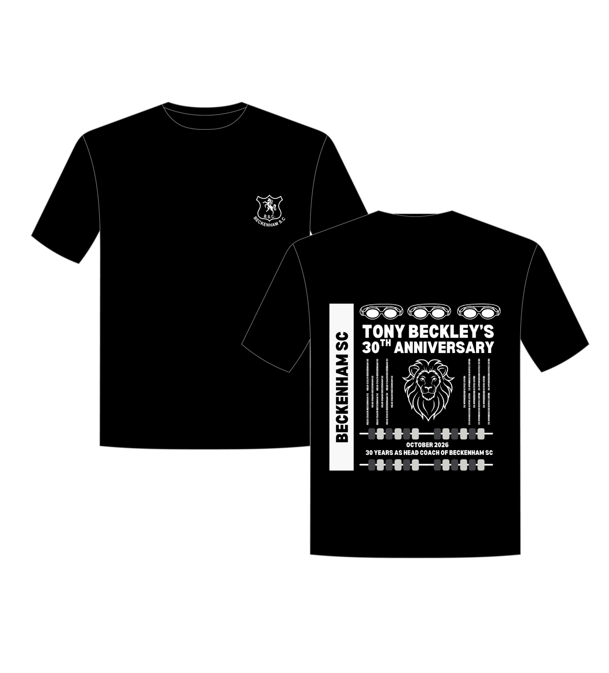 Beckenham SC Anniversary T-Shirt - Adult