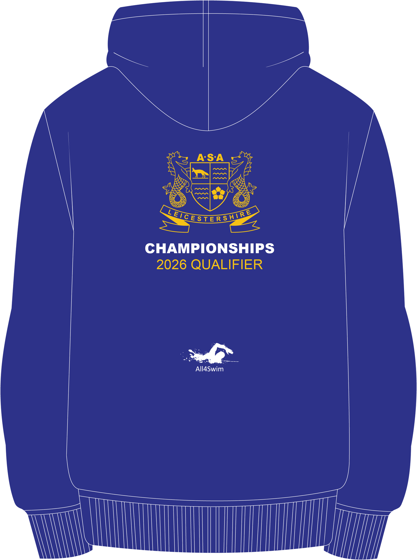 Leicestershire County Championships 2026 Youth Hoodie - Royal Blue