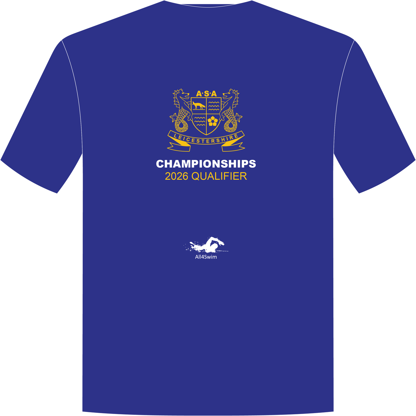 Leicestershire County Championships 2026 Youth T Shirt - Royal Blue