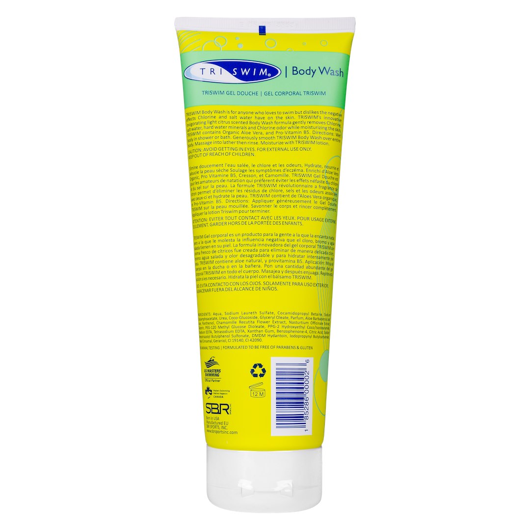 TRISWIM Chlorine Removal Body Wash For Swimmers | Lime & Mango