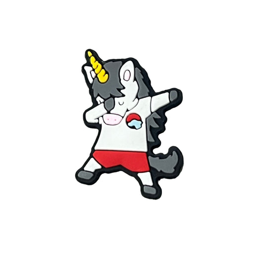 Borocuda Swim School Shoe Charm - Unicorn