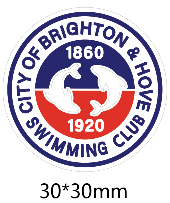 Breloque pour chaussures du Brighton &amp; Hove Swimming Club