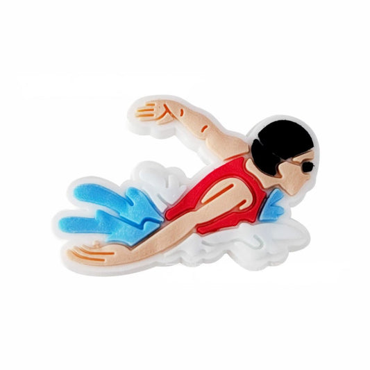 Breloque pour chaussure de nageur papillon