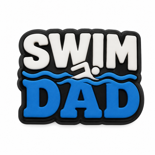 Swim Dad Shoe Charm
