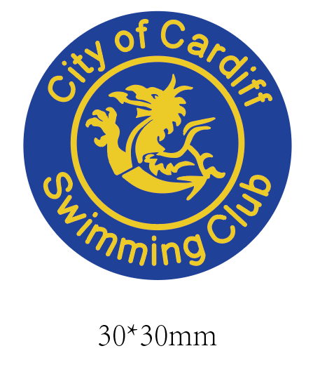 City of Cardiff Swimming Club Shoe Charm
