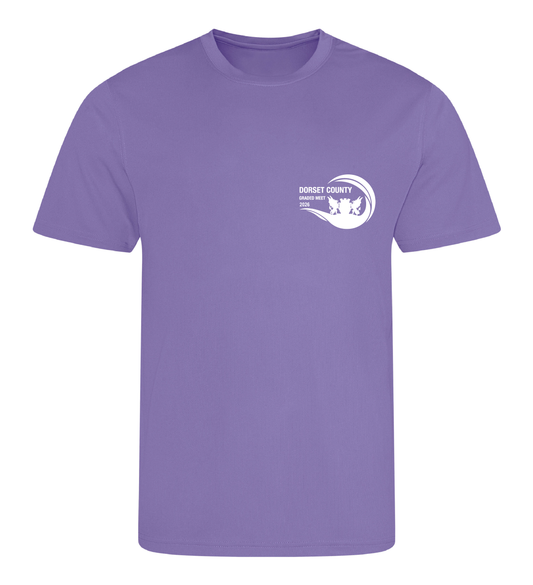 Dorset County Graded Meet 2026 Youth T-Shirt - Lavender/White