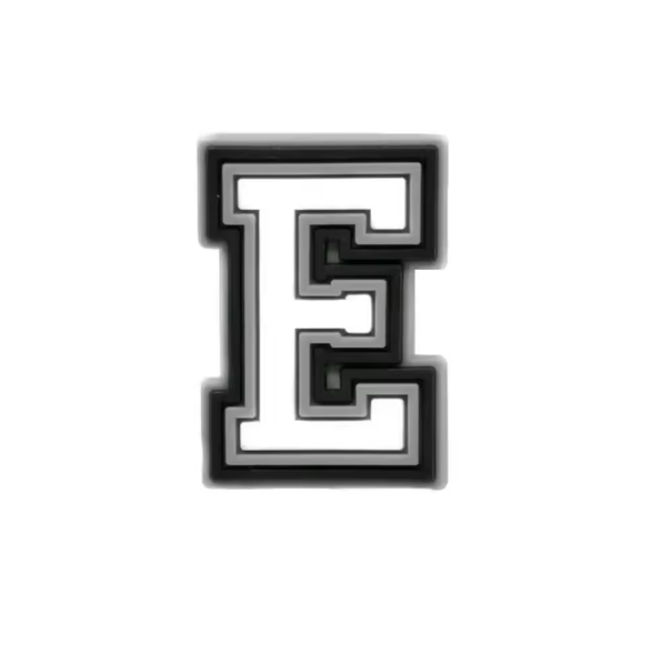 Letter 'E' Croc Charm - All4Swim