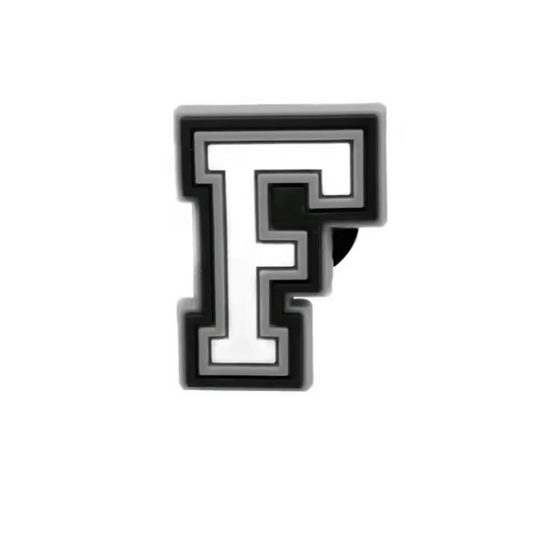 Letter 'F' Croc Charm - All4Swim