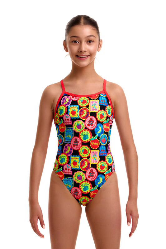 Funkita Girls Berry Good Single Strap One Piece
