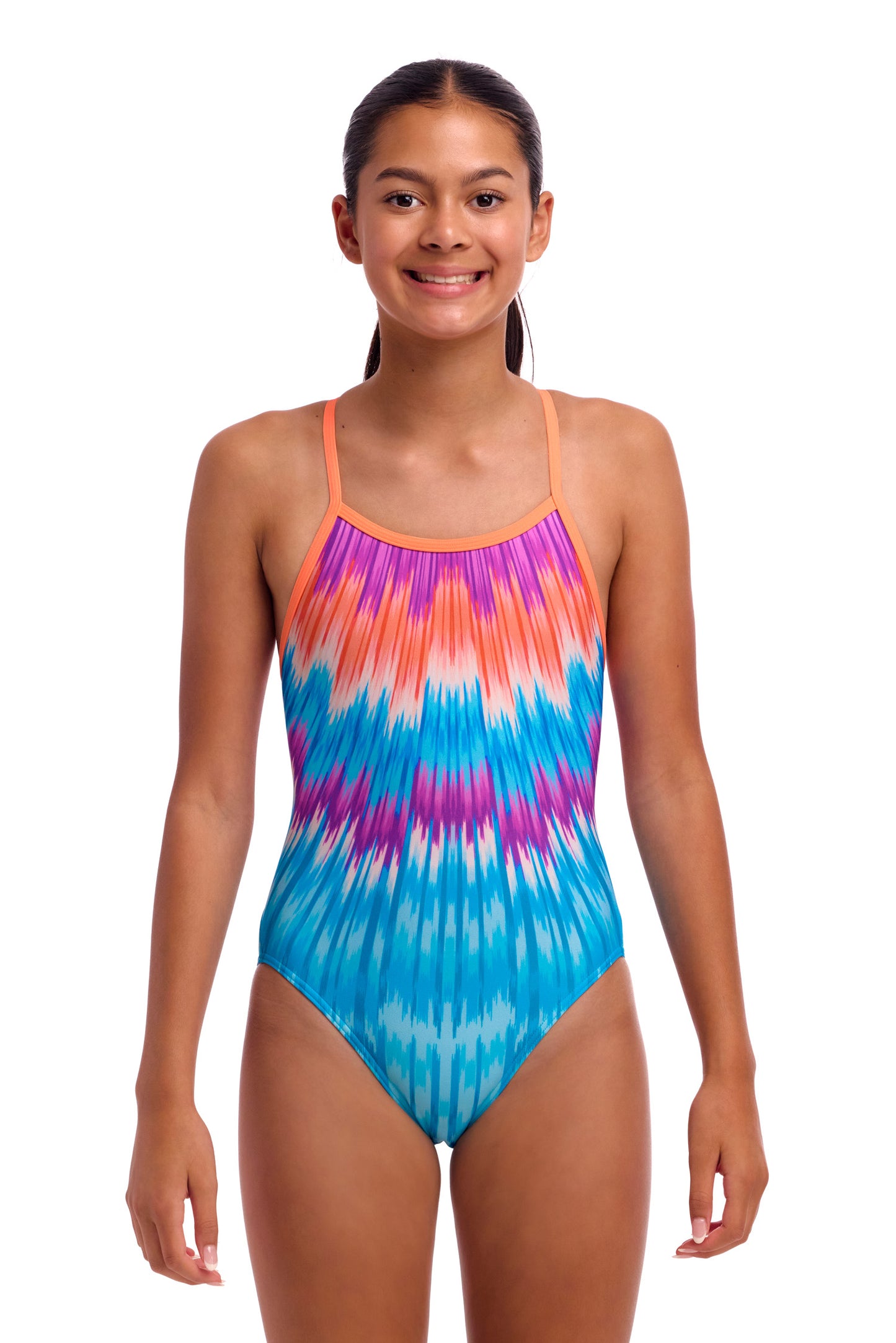 Maillot une pièce à bretelles simples Funkita Loose Goose pour filles