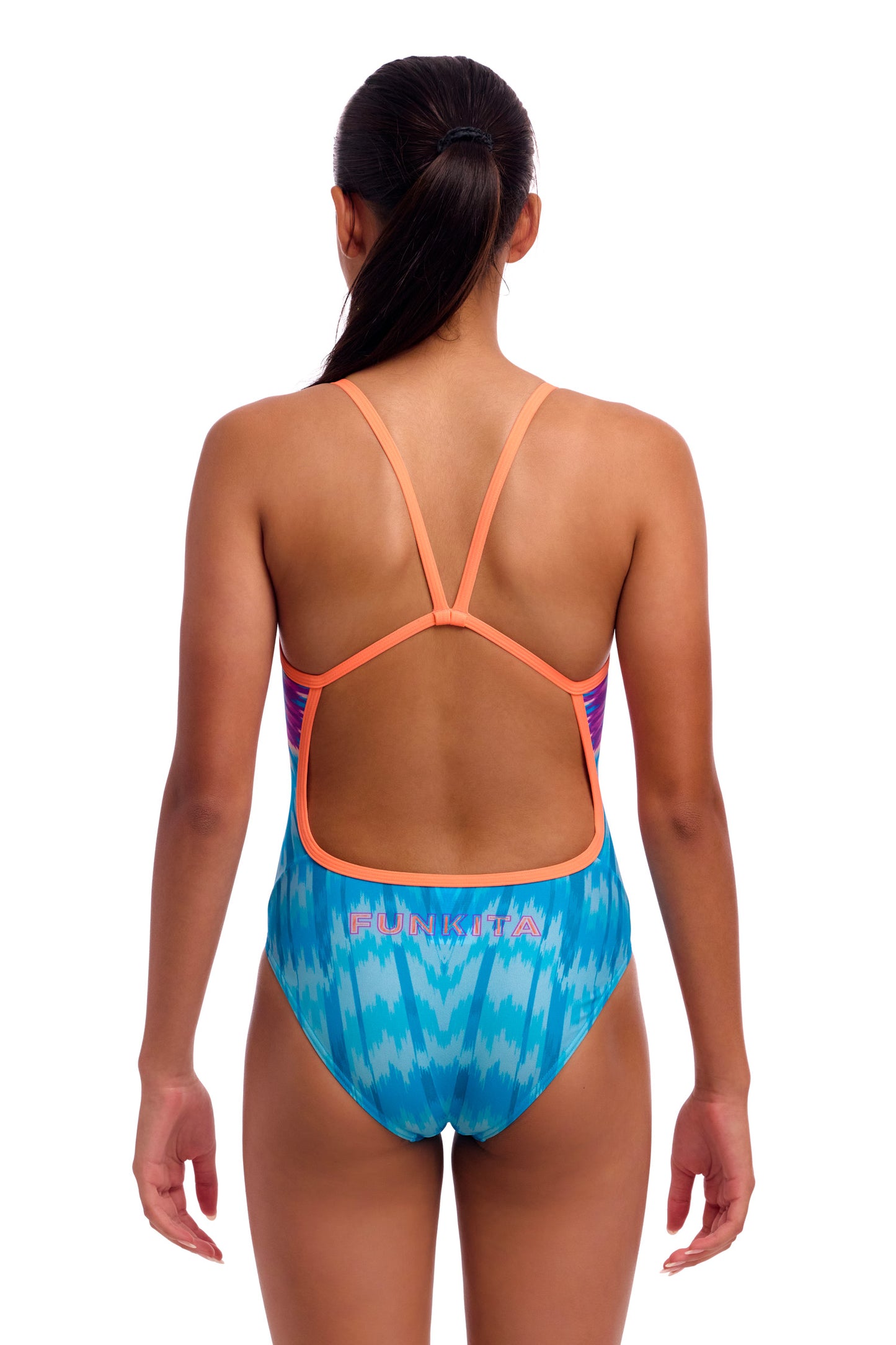 Maillot une pièce à bretelles simples Funkita Loose Goose pour filles