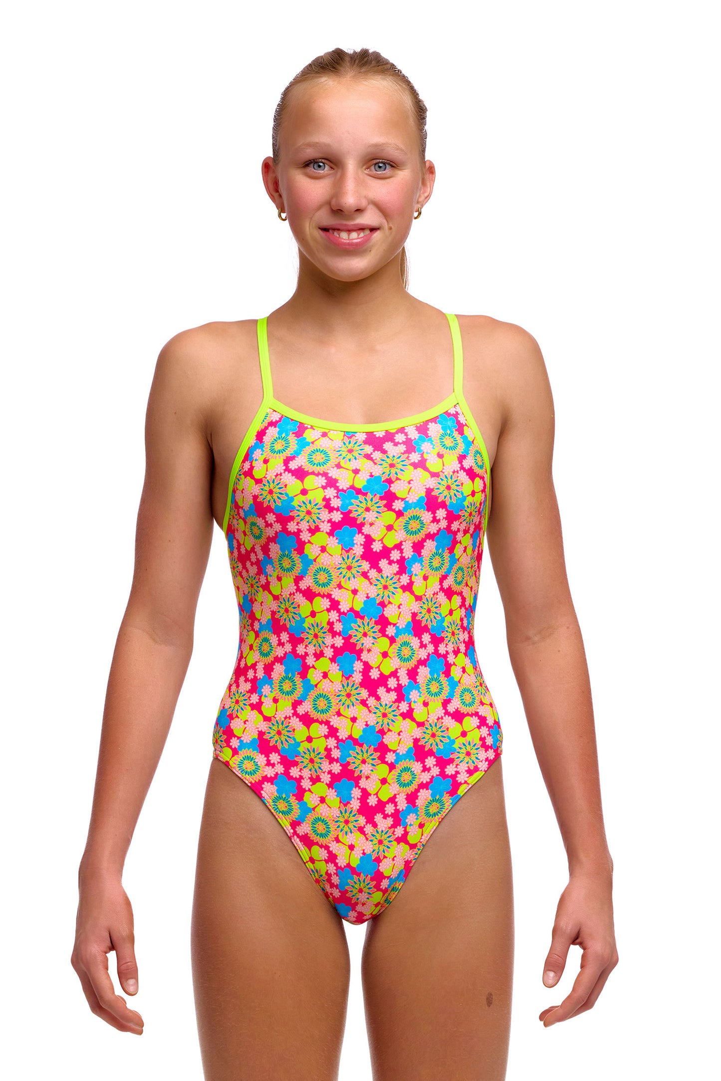 Maillot une pièce à bretelles simples Funkita Loose Goose pour filles