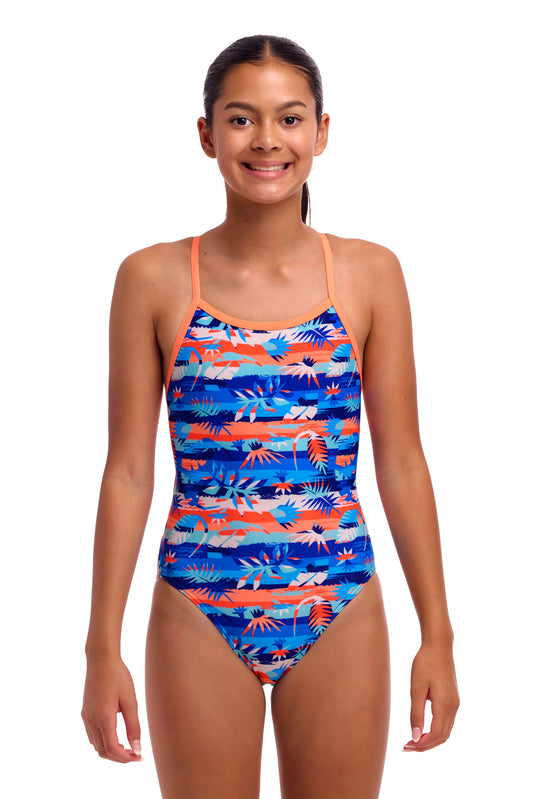 Funkita Girls Forever Fossil Single Strap One Piece