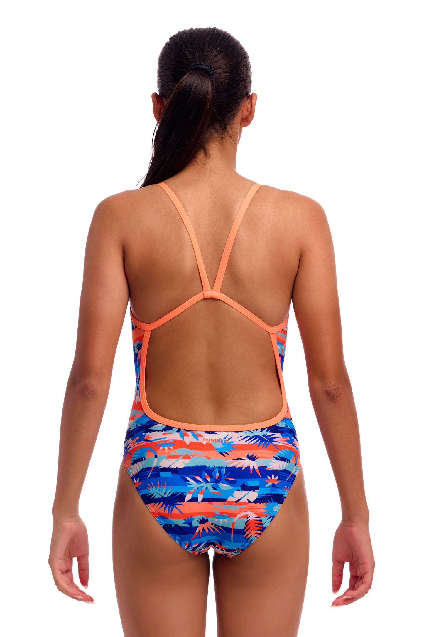 Maillot une pièce à bretelles simples Funkita Loose Goose pour filles