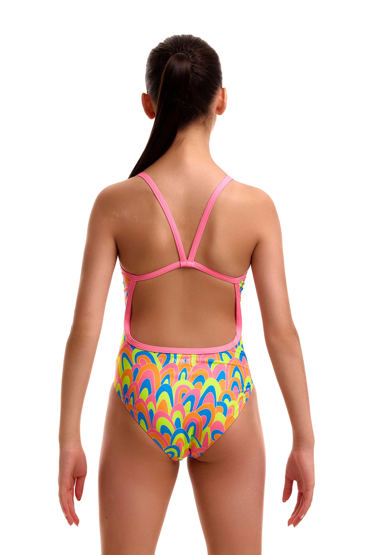 Maillot une pièce à bretelles simples Funkita Loose Goose pour filles
