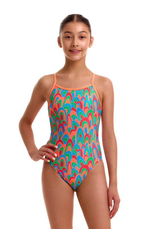 Funkita Girls Hush Puff Single Strap One Piece