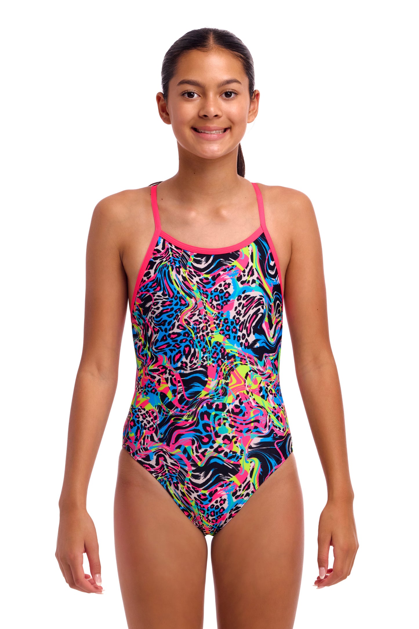 Maillot une pièce à bretelles simples Funkita Loose Goose pour filles