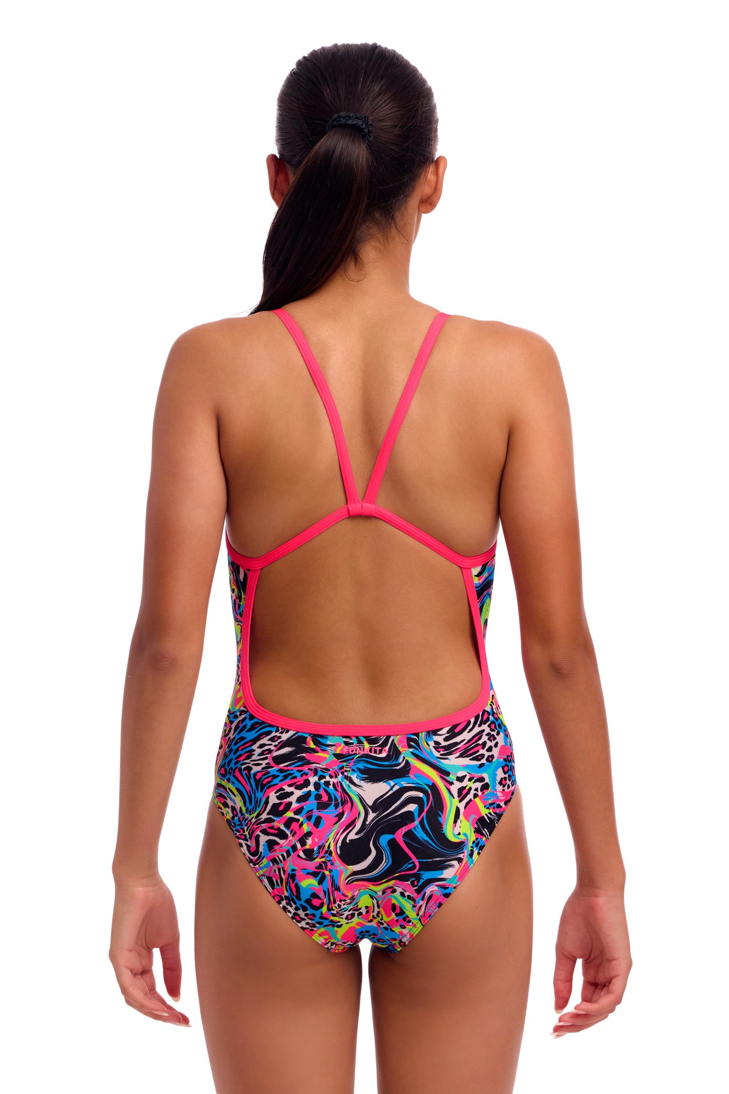 Maillot une pièce à bretelles simples Funkita Loose Goose pour filles