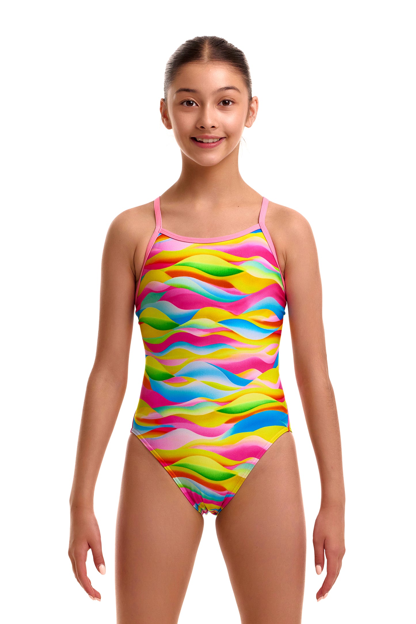 Funkita Girls Maybe Wavy Single Strap One Piece