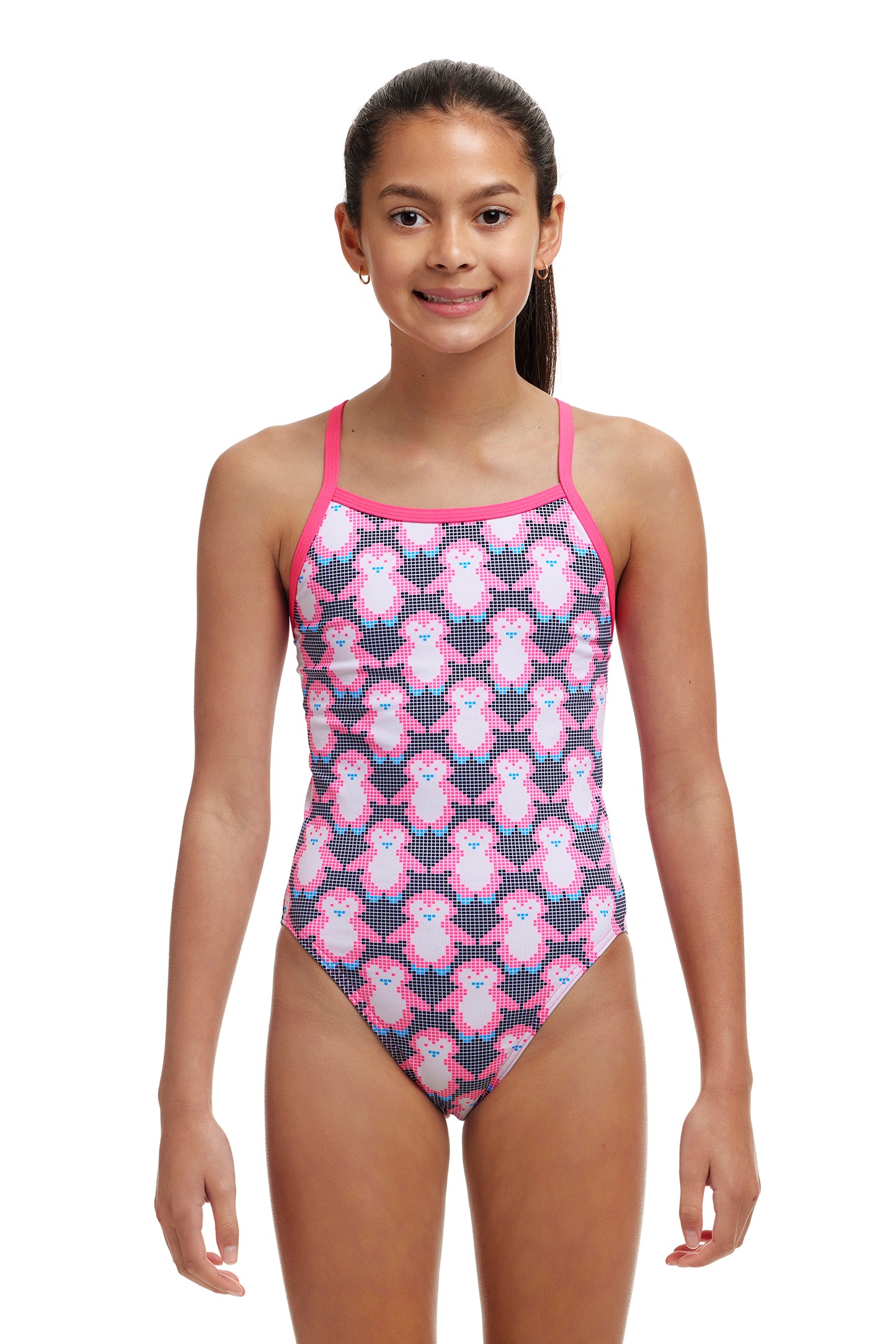 Funkita Girls Pen Guy Single Strap One Piece - All4Swim