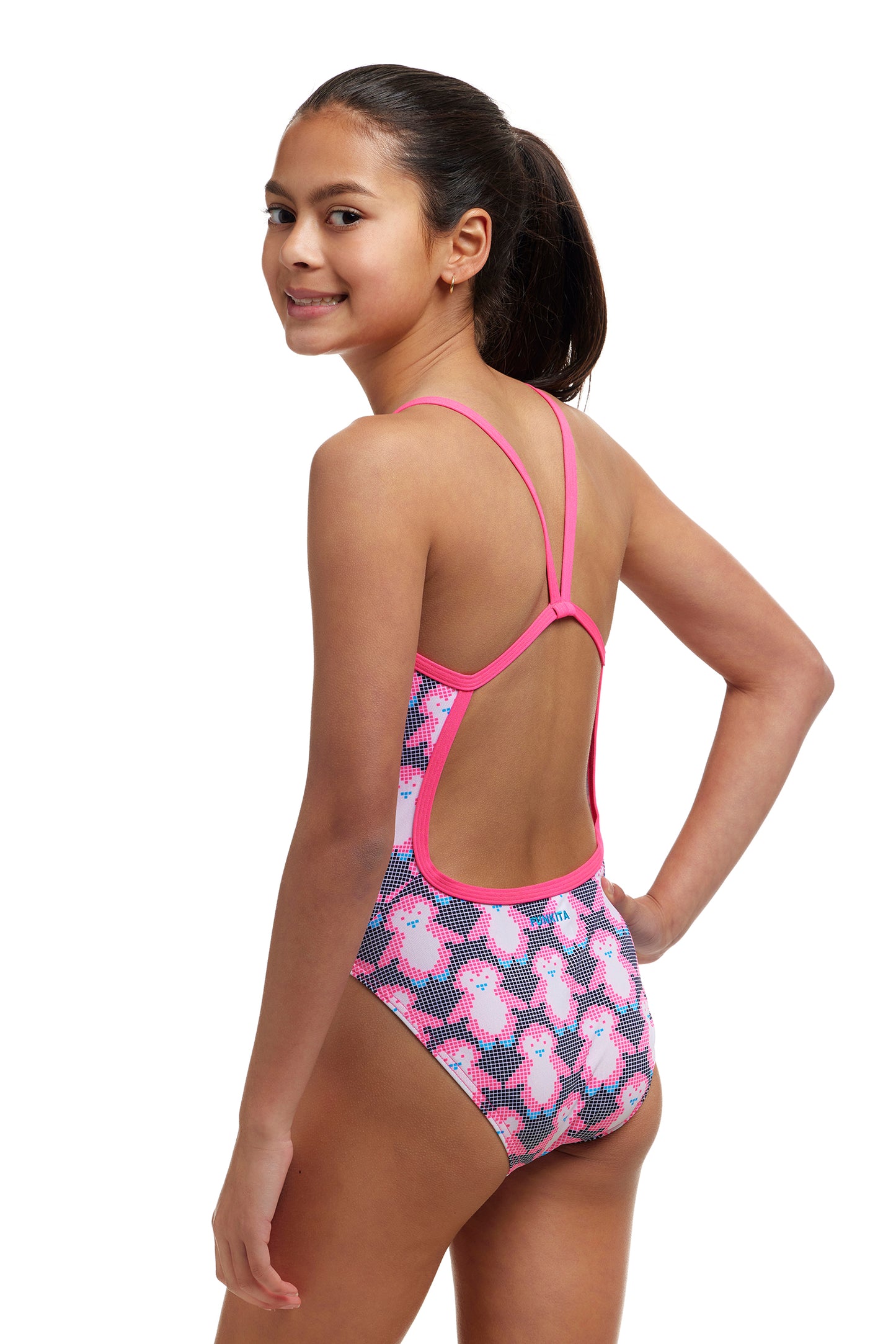 Funkita Girls Pen Guy Single Strap One Piece - All4Swim