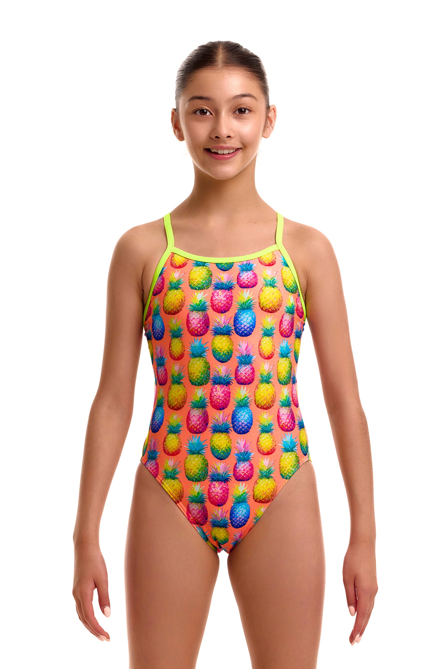 Funkita Girls Pinky Piney Single Strap One Piece