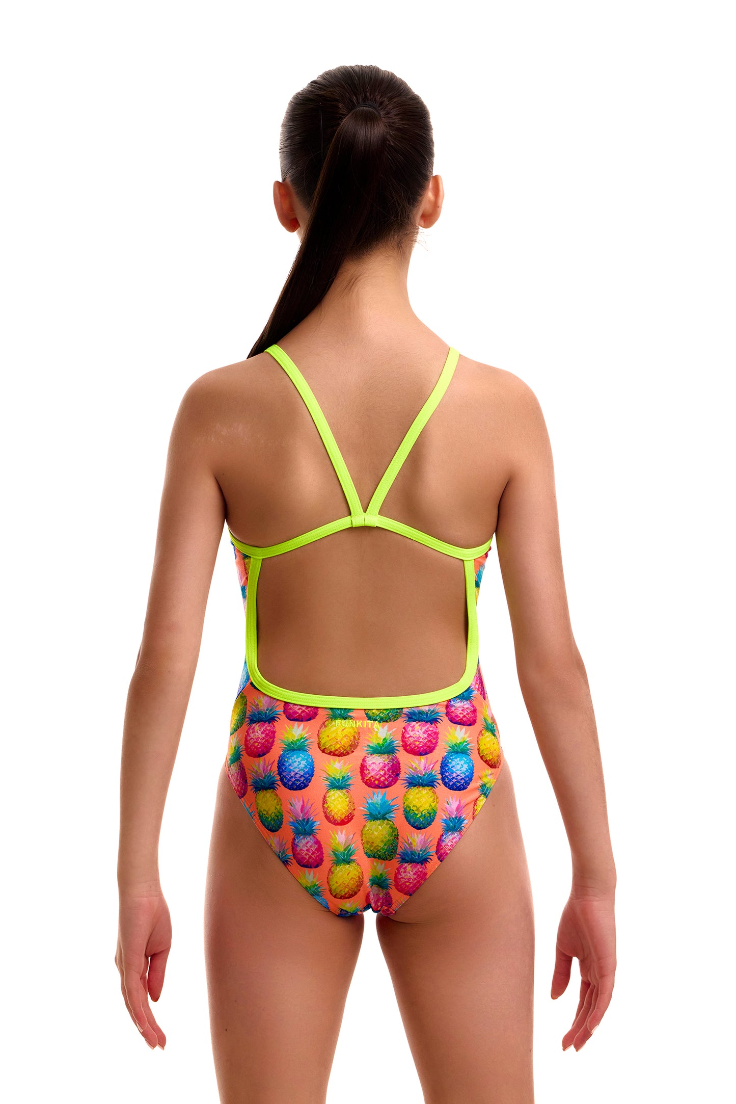 Funkita Girls Pinky Piney Single Strap One Piece