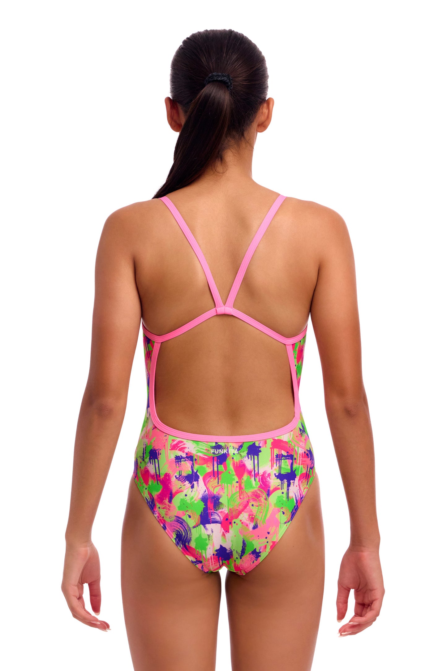 Maillot une pièce à bretelles simples Funkita Loose Goose pour filles